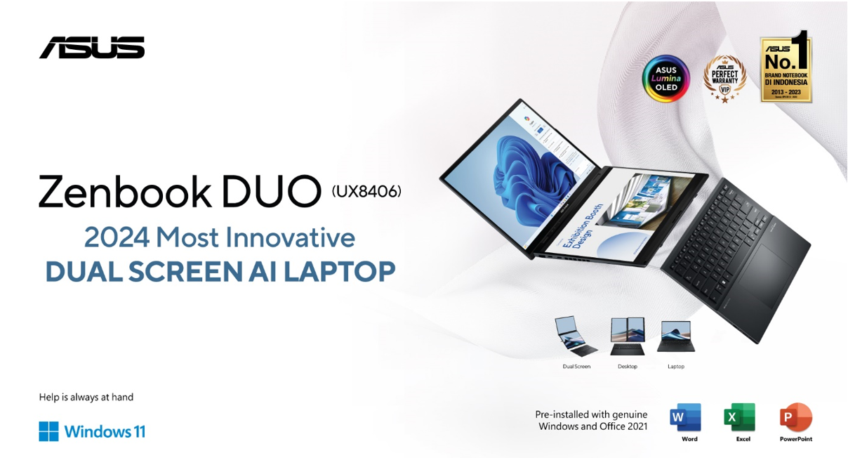 ASUS Zenbook DUO (UX8406)